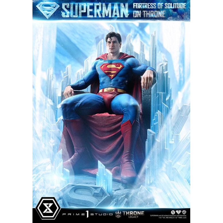 Prime 1 Studio Colección DC Comics Throne Legacy - Superman Fortaleza de la Soledad en el Trono (Diseño de Gabriele Dell'Otto) 1