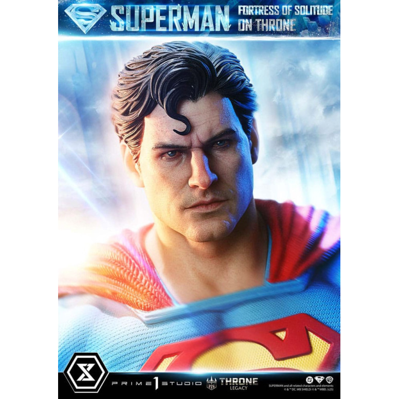 Prime 1 Studio Colección DC Comics Throne Legacy - Superman Fortaleza de la Soledad en el Trono (Diseño de Gabriele Dell'Otto) 1