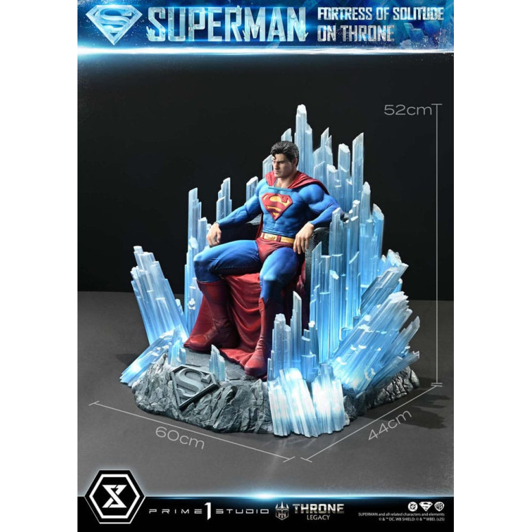 Prime 1 Studio Colección DC Comics Throne Legacy - Superman Fortaleza de la Soledad en el Trono (Diseño de Gabriele Dell'Otto) 1