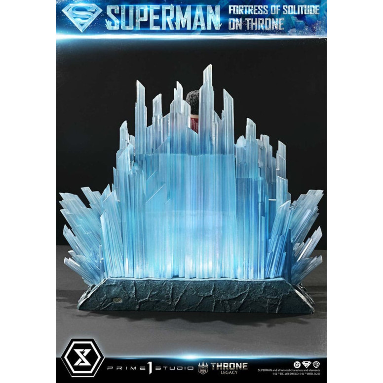 Prime 1 Studio Colección DC Comics Throne Legacy - Superman Fortaleza de la Soledad en el Trono (Diseño de Gabriele Dell'Otto) 1