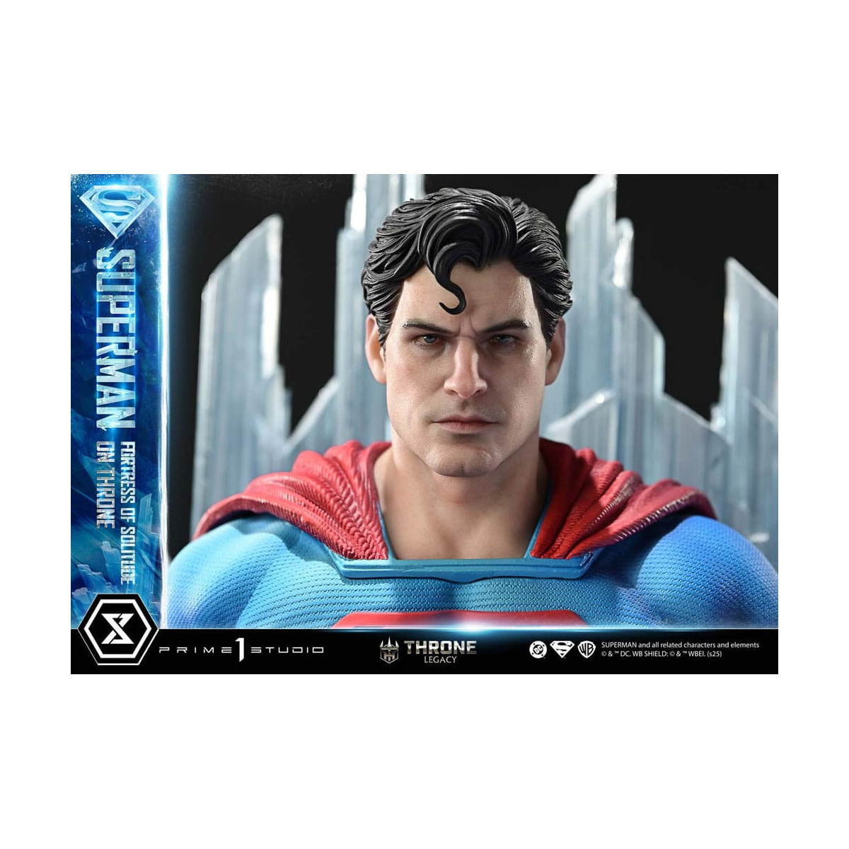 Prime 1 Studio Colección DC Comics Throne Legacy - Superman Fortaleza de la Soledad en el Trono (Diseño de Gabriele Dell'Otto) 1