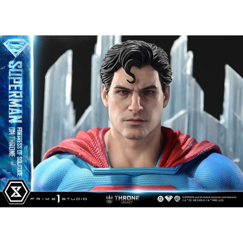 Prime 1 Studio Colección DC Comics Throne Legacy - Superman Fortaleza de la Soledad en el Trono (Diseño de Gabriele Dell'Otto) 1