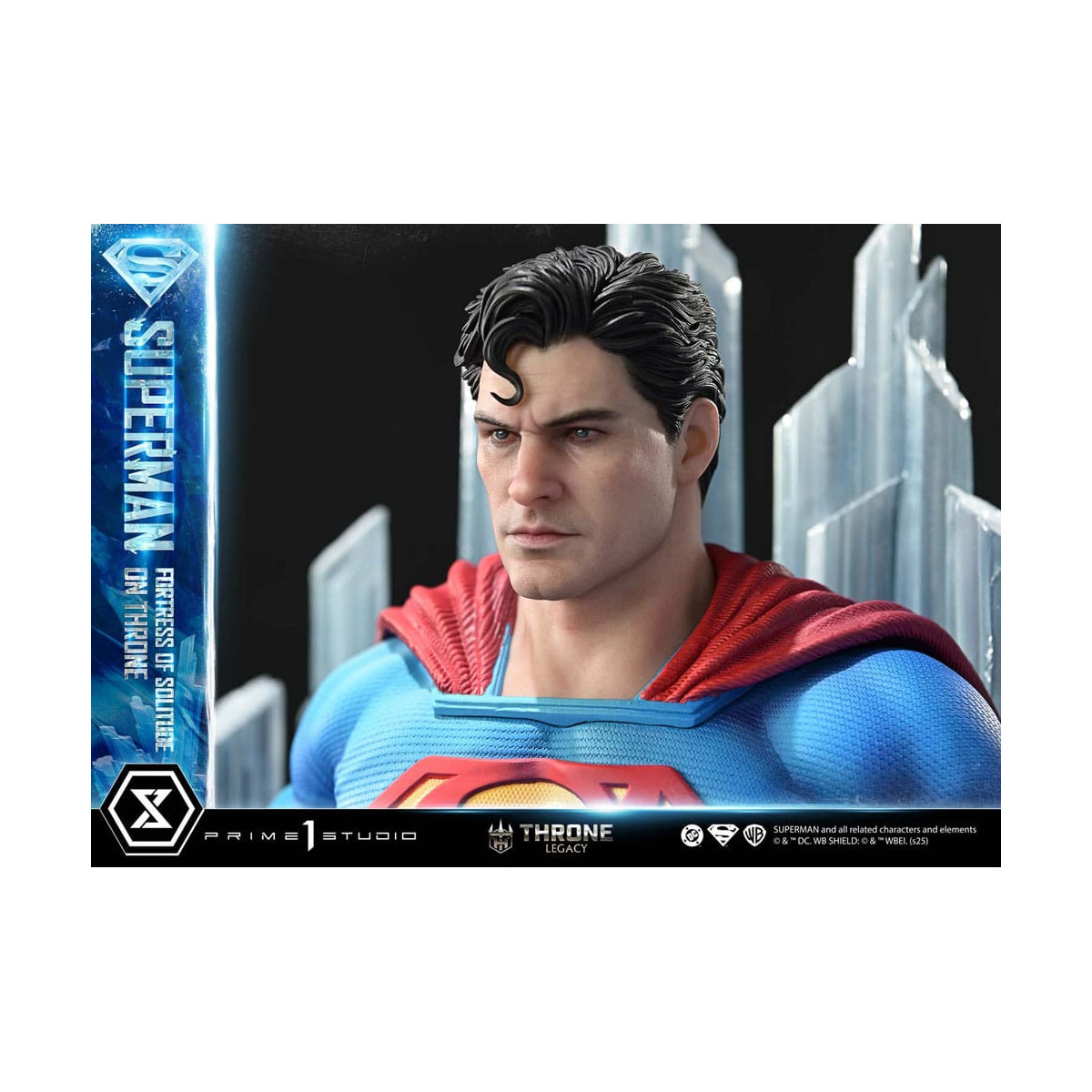 Prime 1 Studio Colección DC Comics Throne Legacy - Superman Fortaleza de la Soledad en el Trono (Diseño de Gabriele Dell'Otto) 1