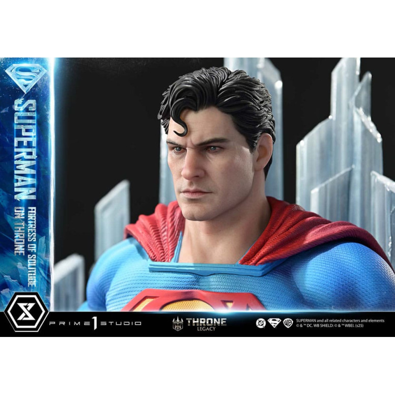 Prime 1 Studio Colección DC Comics Throne Legacy - Superman Fortaleza de la Soledad en el Trono (Diseño de Gabriele Dell'Otto) 1