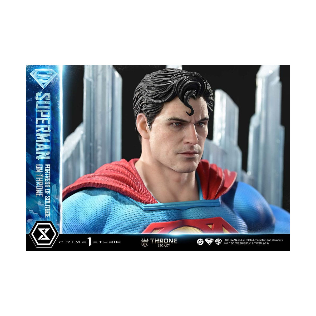 Prime 1 Studio Colección DC Comics Throne Legacy - Superman Fortaleza de la Soledad en el Trono (Diseño de Gabriele Dell'Otto) 1