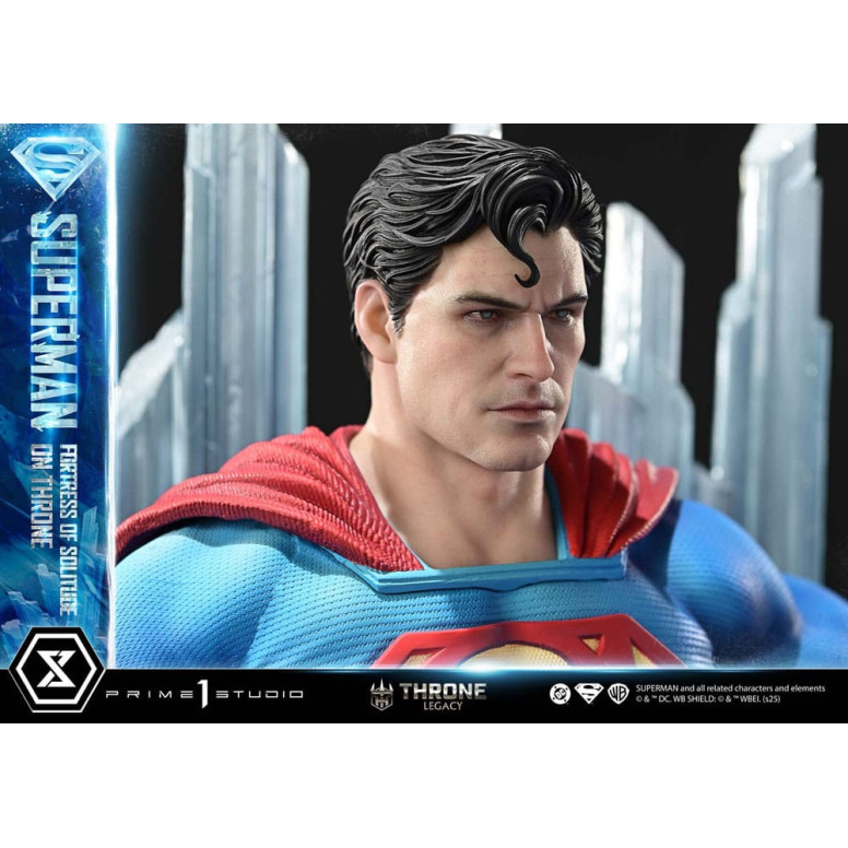 Prime 1 Studio Colección DC Comics Throne Legacy - Superman Fortaleza de la Soledad en el Trono (Diseño de Gabriele Dell'Otto) 1