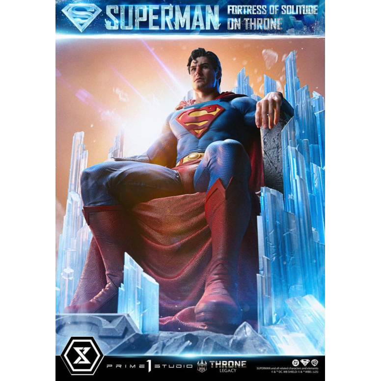 Prime 1 Studio Colección DC Comics Throne Legacy - Superman Fortaleza de la Soledad en el Trono (Diseño de Gabriele Dell'Otto) 1