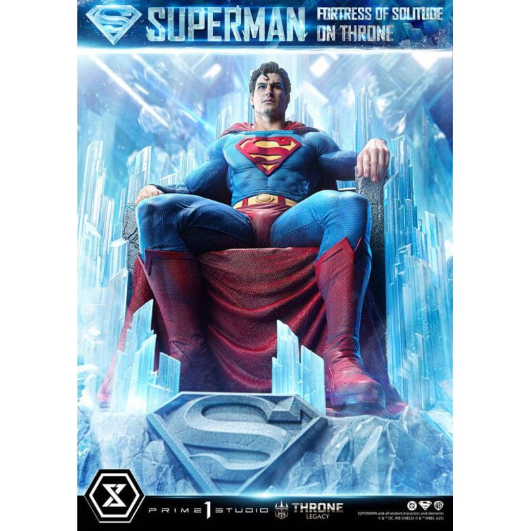 Prime 1 Studio Colección DC Comics Throne Legacy - Superman Fortaleza de la Soledad en el Trono (Diseño de Gabriele Dell'Otto) 1