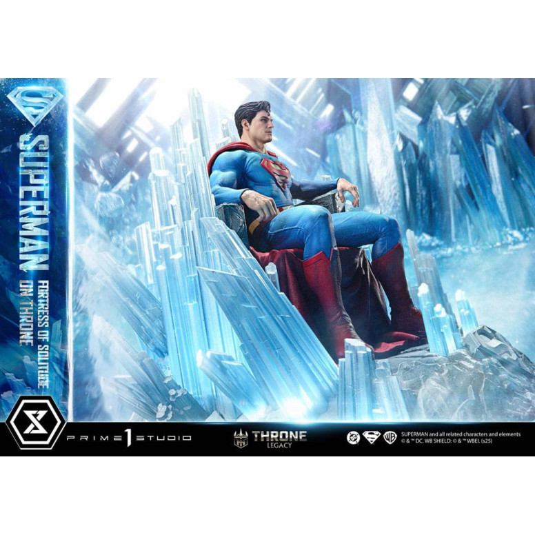 Prime 1 Studio Colección DC Comics Throne Legacy - Superman Fortaleza de la Soledad en el Trono (Diseño de Gabriele Dell'Otto) 1