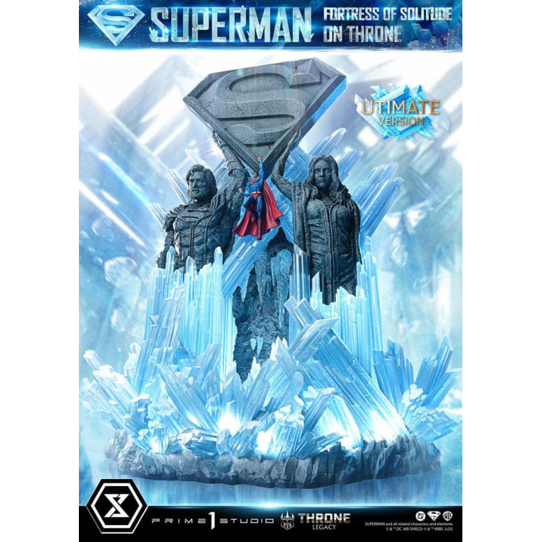 Prime 1 Studio DC Comics Throne Legacy Collection - Superman Fortaleza de la Soledad en el Trono Versión Ultimate