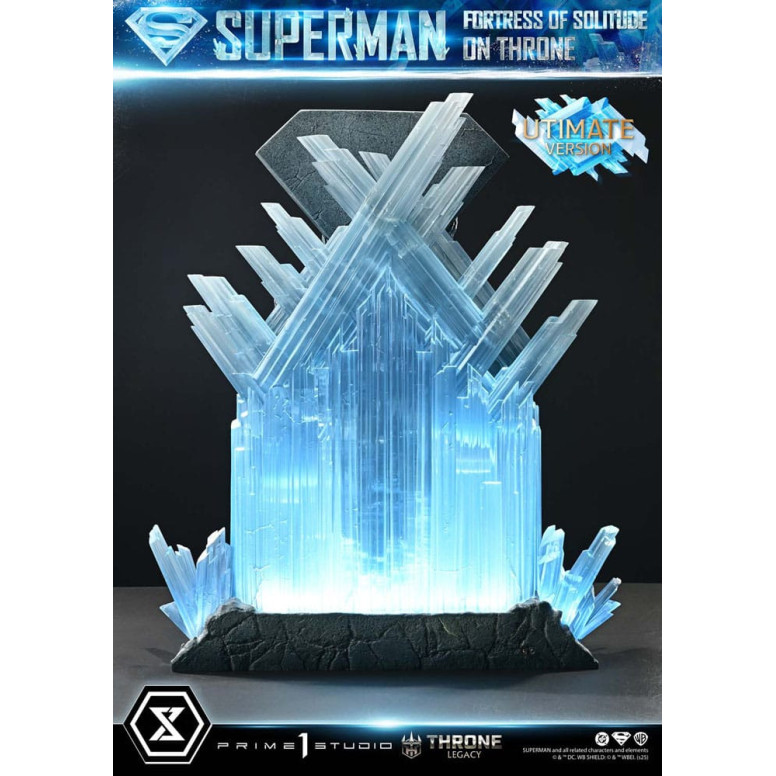 Prime 1 Studio DC Comics Throne Legacy Collection - Superman Fortaleza de la Soledad en el Trono Versión Ultimate