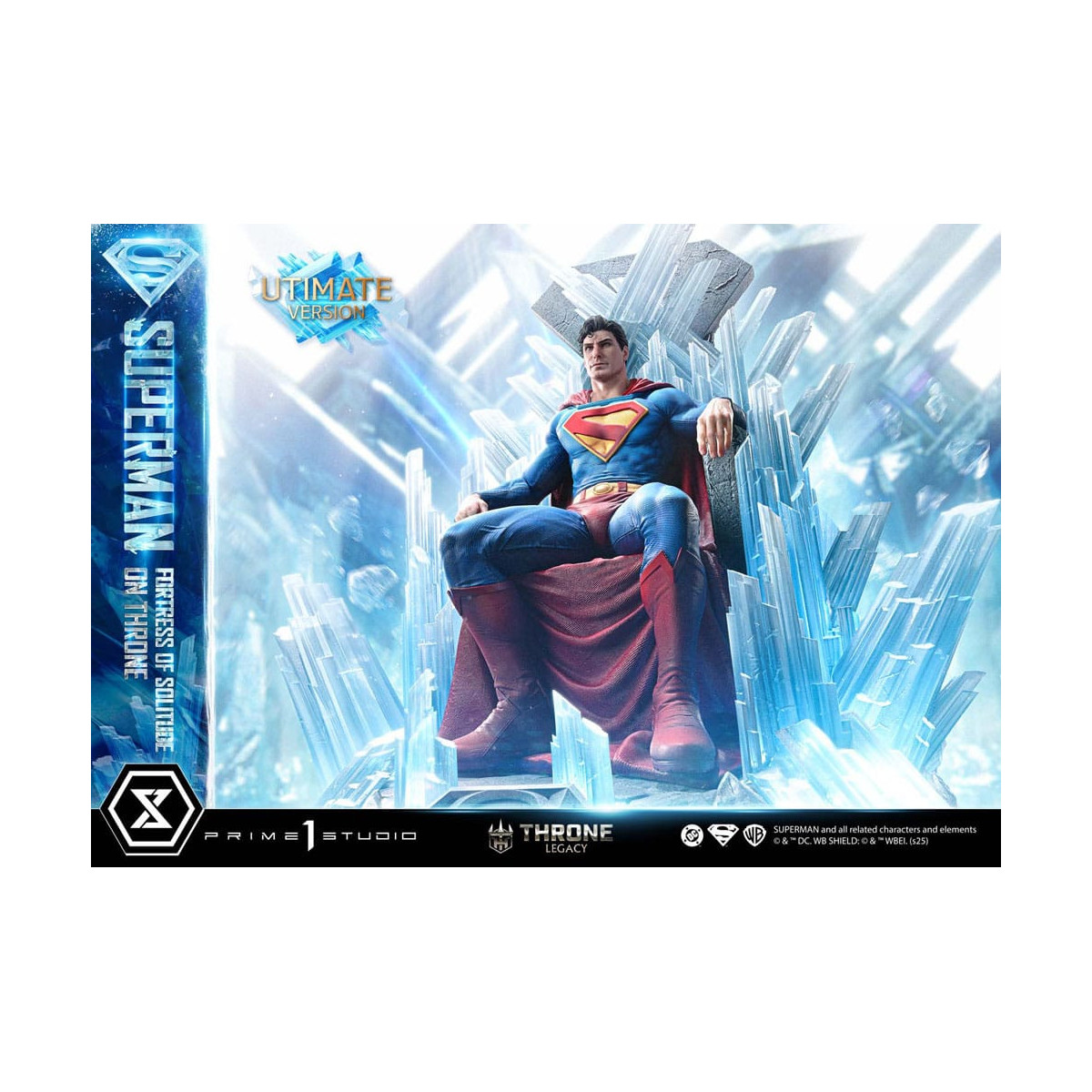 Prime 1 Studio DC Comics Throne Legacy Collection - Superman Fortaleza de la Soledad en Throne Ultimate Bonus Version