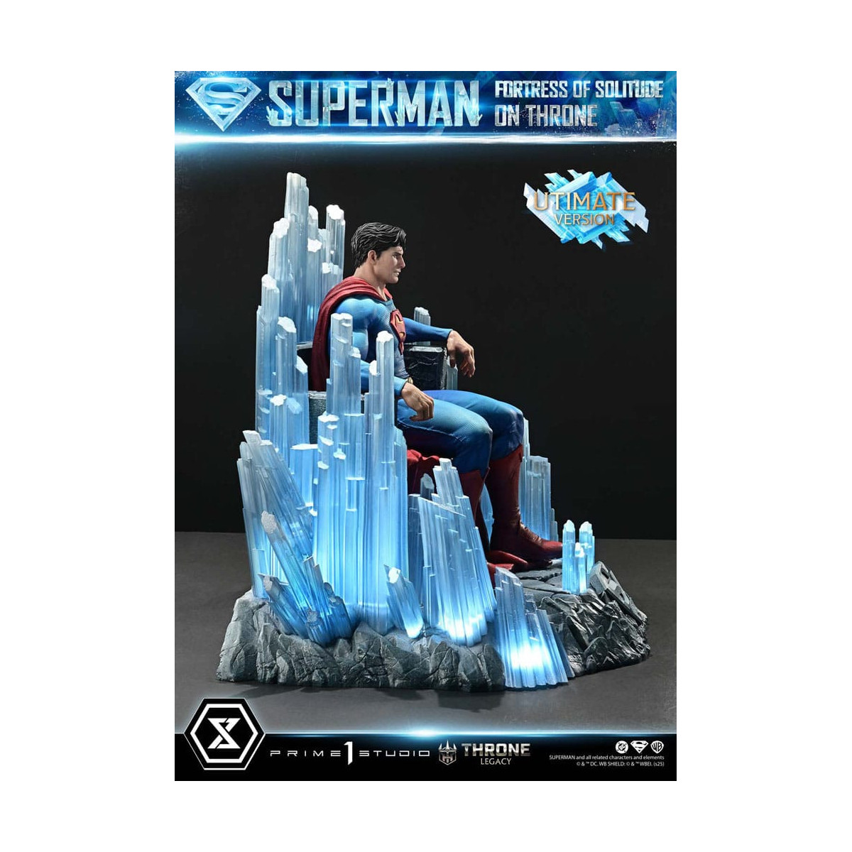 Prime 1 Studio DC Comics Throne Legacy Collection - Superman Fortaleza de la Soledad en Throne Ultimate Bonus Version