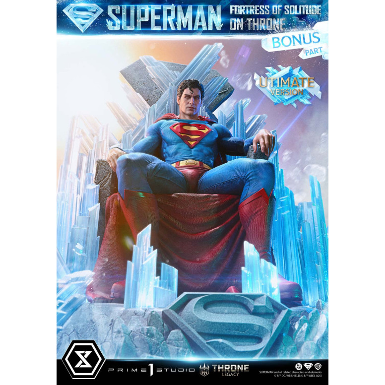 Prime 1 Studio DC Comics Throne Legacy Collection - Superman Fortaleza de la Soledad en Throne Ultimate Bonus Version