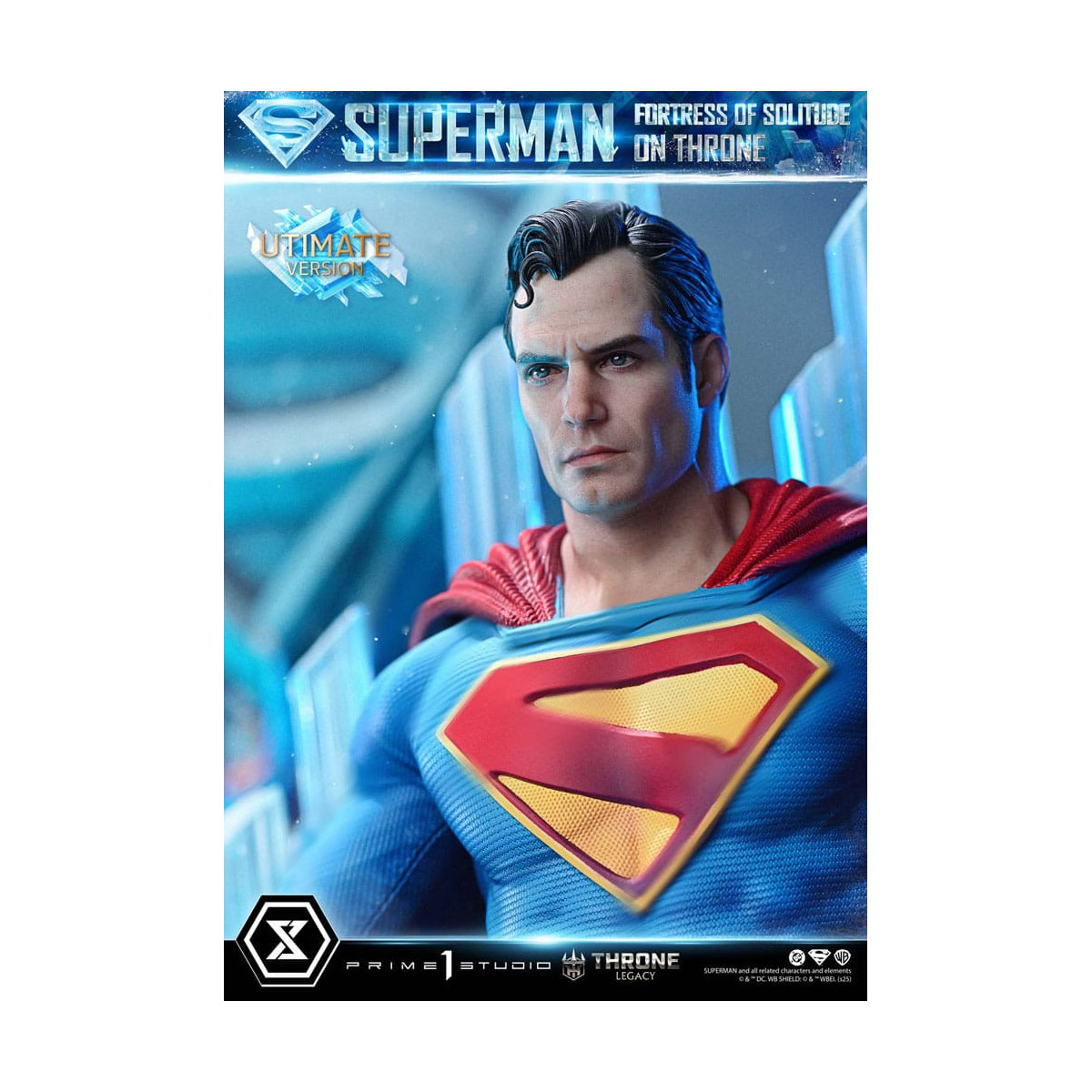 Prime 1 Studio DC Comics Throne Legacy Collection - Superman Fortaleza de la Soledad en Throne Ultimate Bonus Version