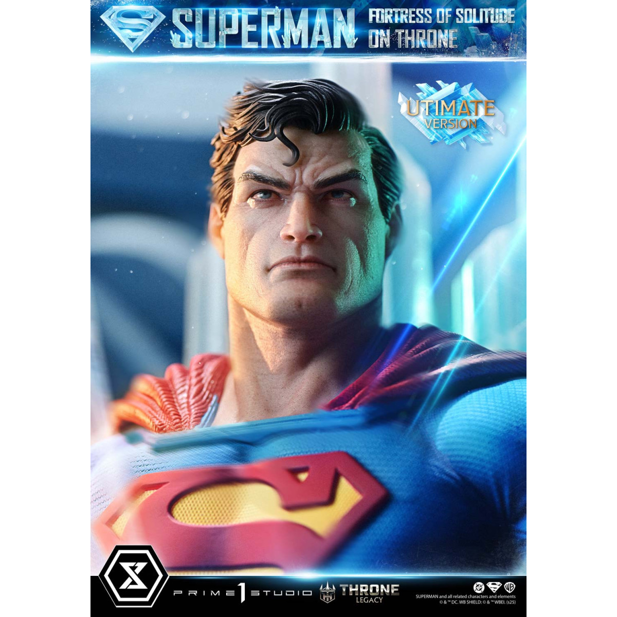 Prime 1 Studio DC Comics Throne Legacy Collection - Superman Fortaleza de la Soledad en Throne Ultimate Bonus Version