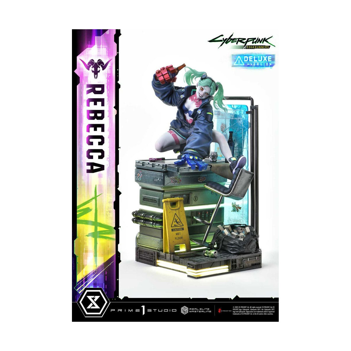 Prime 1 Studio - Cyberpunk: Edgerunners - Rebecca Deluxe Versión Extra Real Elite Masterline Series 1/4