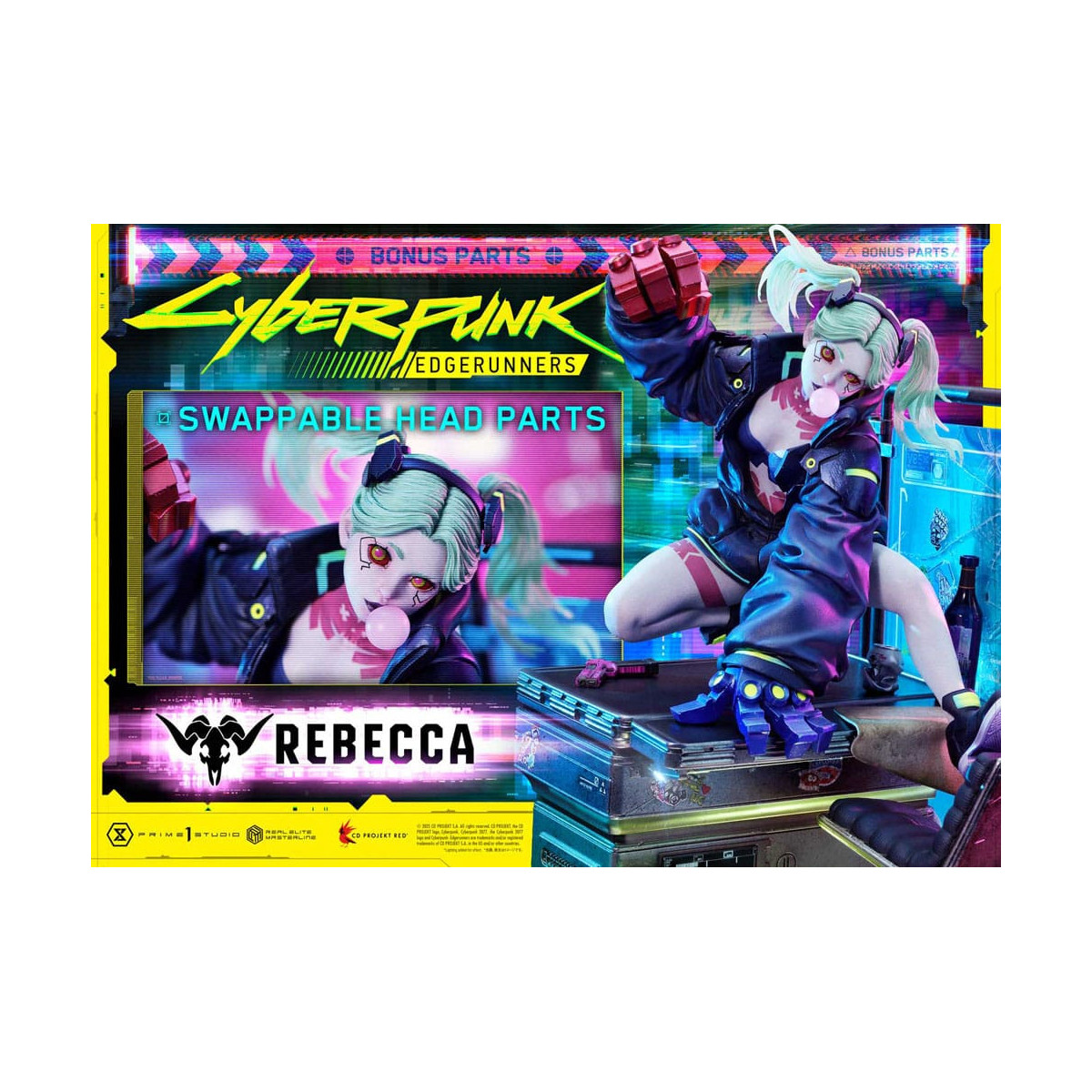Prime 1 Studio - Cyberpunk: Edgerunners - Rebecca Deluxe Versión Extra Real Elite Masterline Series 1/4