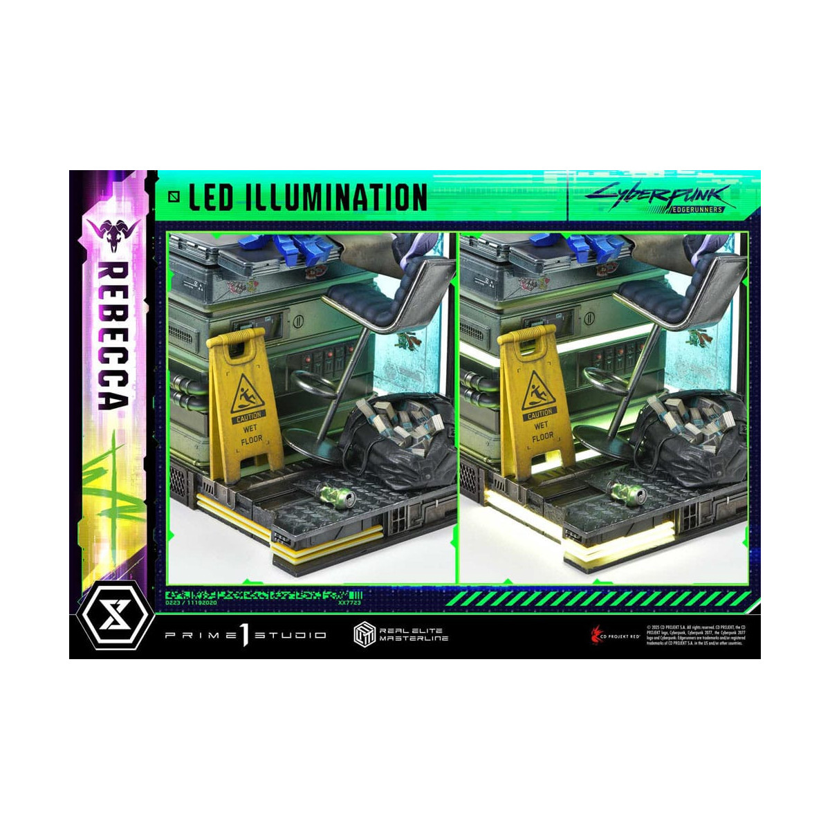 Prime 1 Studio - Cyberpunk: Edgerunners - Rebecca Deluxe Versión Extra Real Elite Masterline Series 1/4