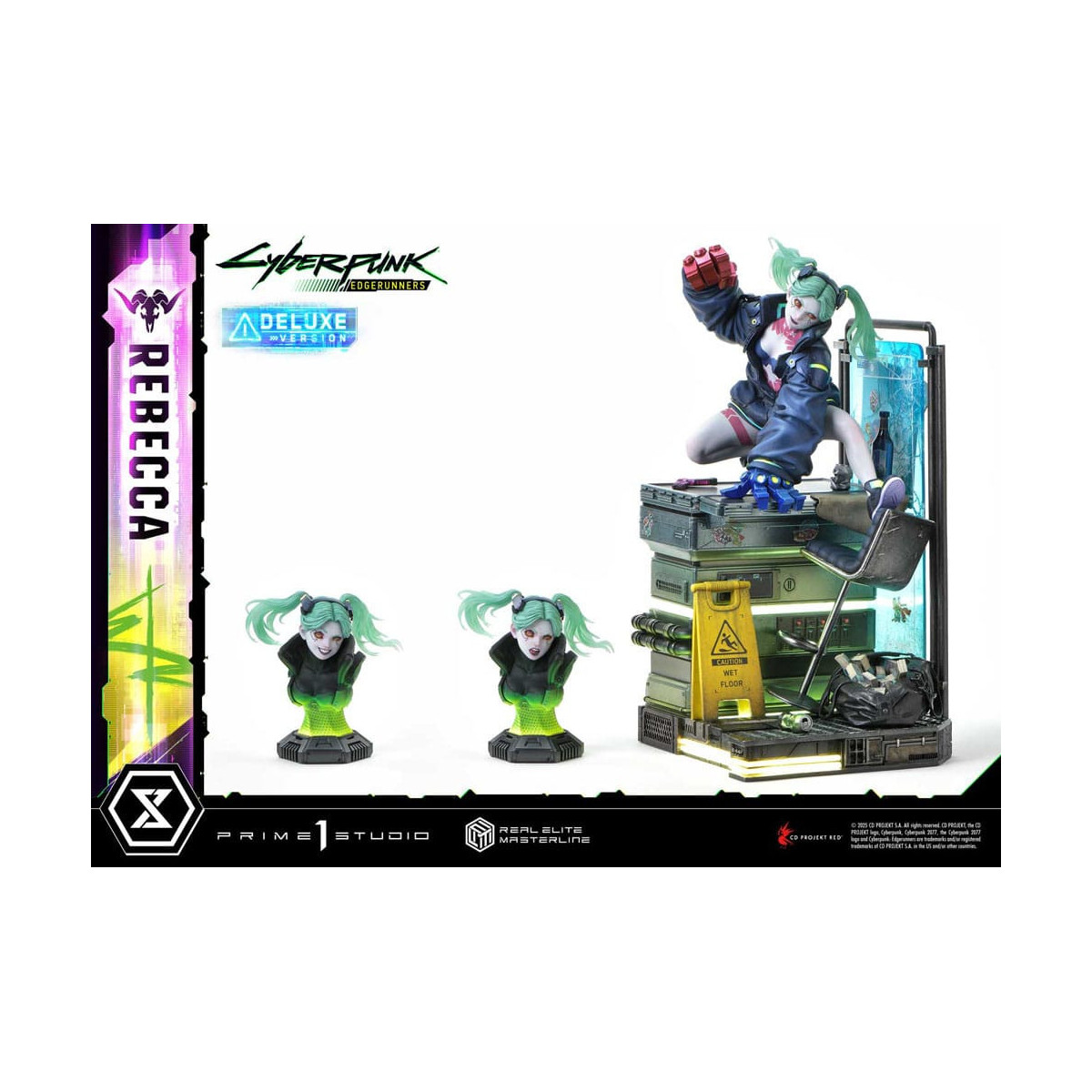 Prime 1 Studio - Cyberpunk: Edgerunners - Rebecca Deluxe Versión Extra Real Elite Masterline Series 1/4