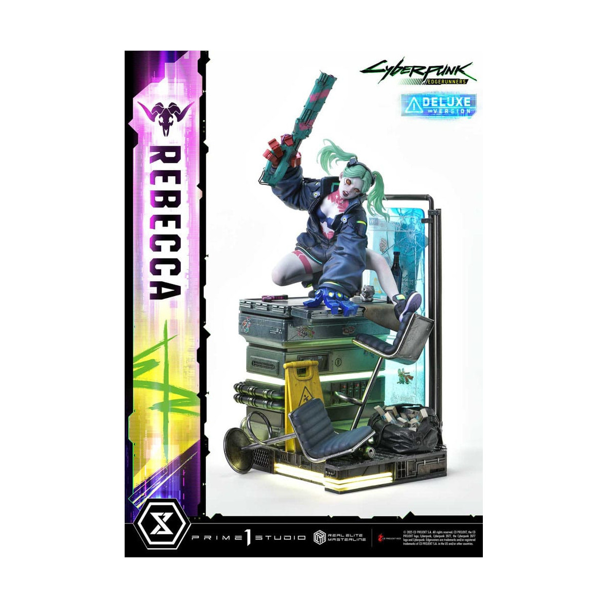 Prime 1 Studio - Cyberpunk: Edgerunners - Rebecca Deluxe Versión Extra Real Elite Masterline Series 1/4
