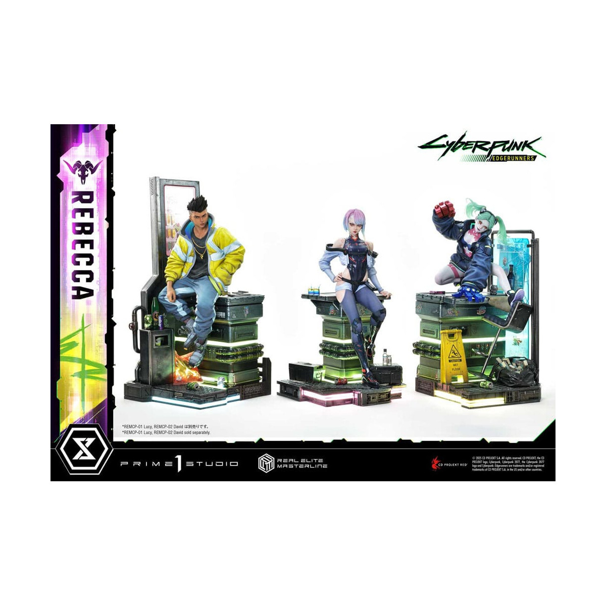 Prime 1 Studio - Cyberpunk: Edgerunners - Rebecca Deluxe Versión Extra Real Elite Masterline Series 1/4