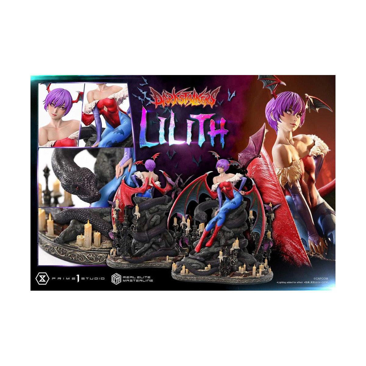 Prime 1 Studio - Darkstalkers Lilith Bonus Version Real Elite Masterline Series 1/4