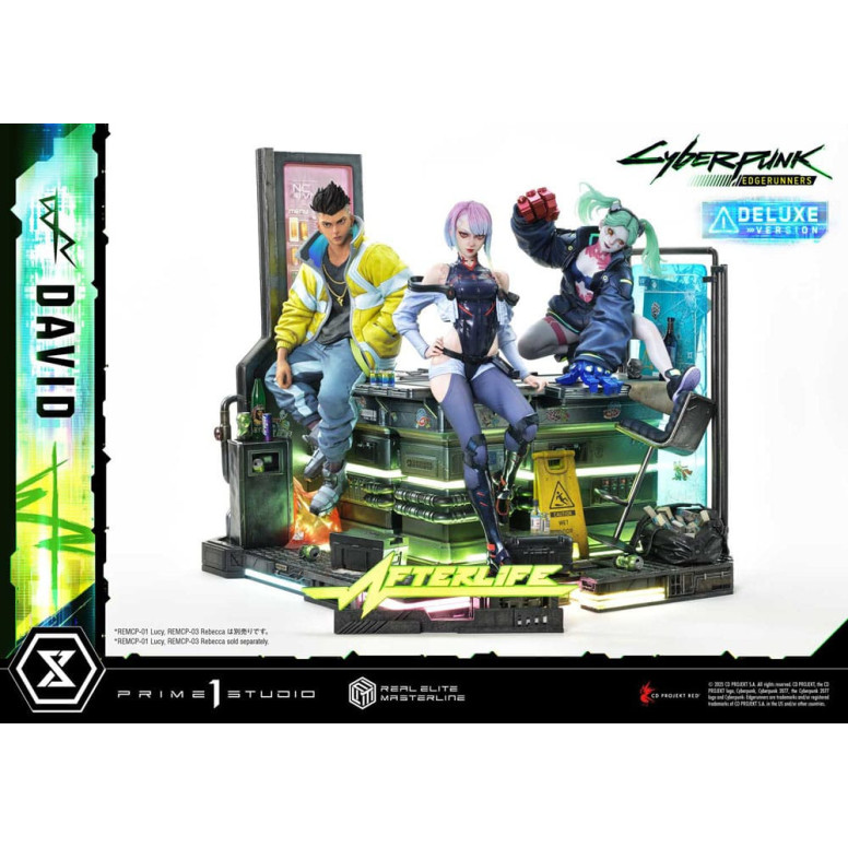 Prime 1 Studio - Cyberpunk: Edgerunners - David Deluxe Versión Extra Real Elite Masterline Series 1/4