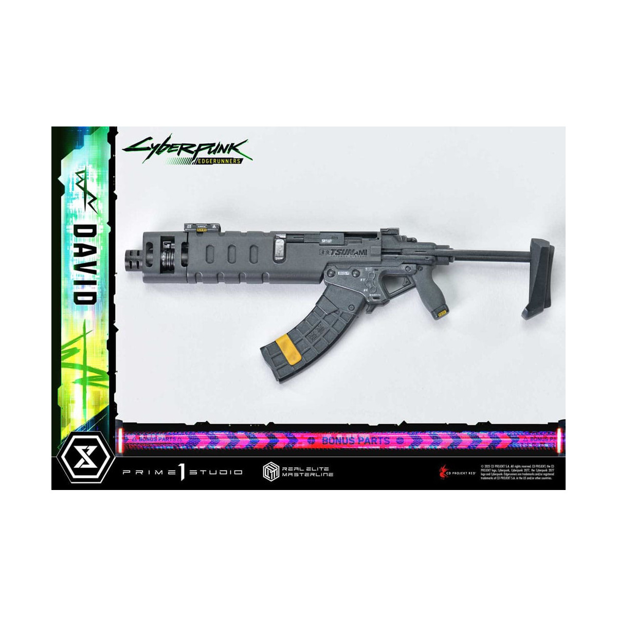 Prime 1 Studio - Cyberpunk: Edgerunners - David Deluxe Versión Extra Real Elite Masterline Series 1/4