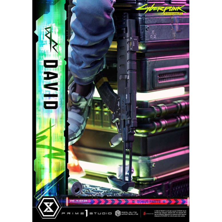 Prime 1 Studio - Cyberpunk: Edgerunners - David Deluxe Versión Extra Real Elite Masterline Series 1/4