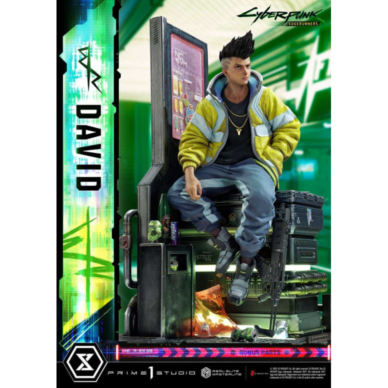 Prime 1 Studio - Cyberpunk: Edgerunners - David Deluxe Versión Extra Real Elite Masterline Series 1/4