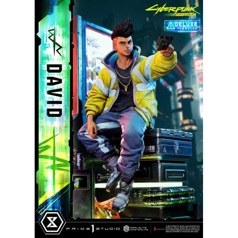 Prime 1 Studio - Cyberpunk: Edgerunners - David Deluxe Versión Extra Real Elite Masterline Series 1/4