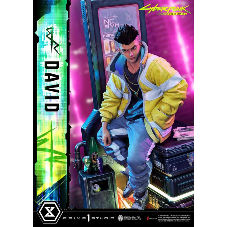Prime 1 Studio - Cyberpunk: Edgerunners - David Deluxe Versión Extra Real Elite Masterline Series 1/4