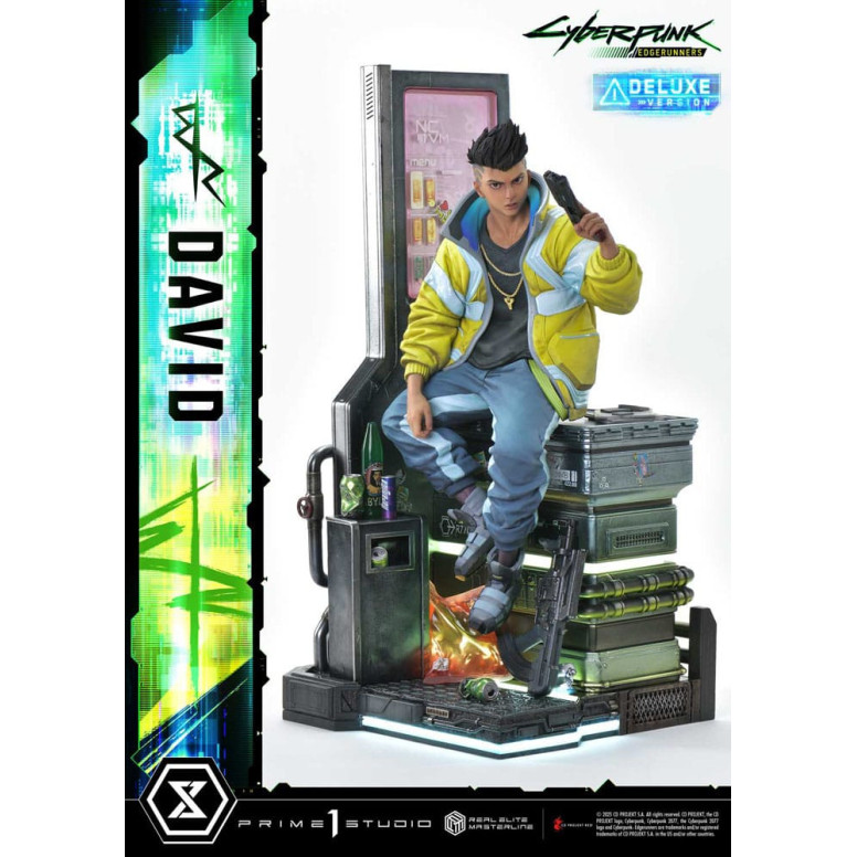Prime 1 Studio - Cyberpunk: Edgerunners - David Deluxe Versión Extra Real Elite Masterline Series 1/4
