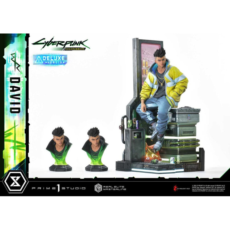 Prime 1 Studio - Cyberpunk: Edgerunners - David Deluxe Versión Extra Real Elite Masterline Series 1/4