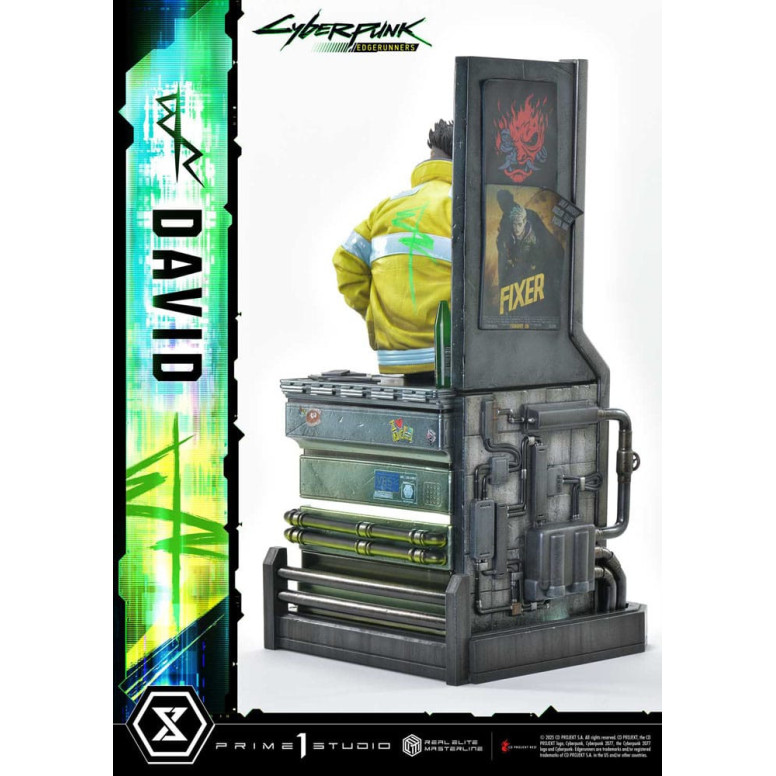 Prime 1 Studio - Cyberpunk: Edgerunners - David Deluxe Versión Extra Real Elite Masterline Series 1/4
