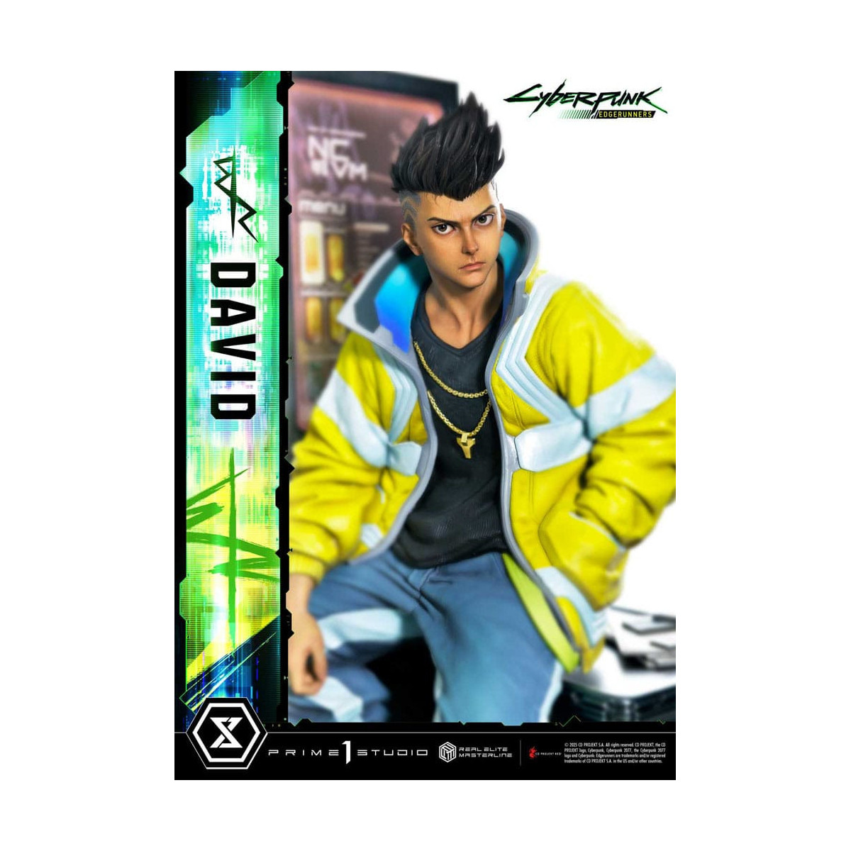 Prime 1 Studio - Cyberpunk: Edgerunners - David Deluxe Versión Extra Real Elite Masterline Series 1/4