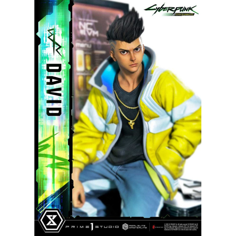 Prime 1 Studio - Cyberpunk: Edgerunners - David Deluxe Versión Extra Real Elite Masterline Series 1/4