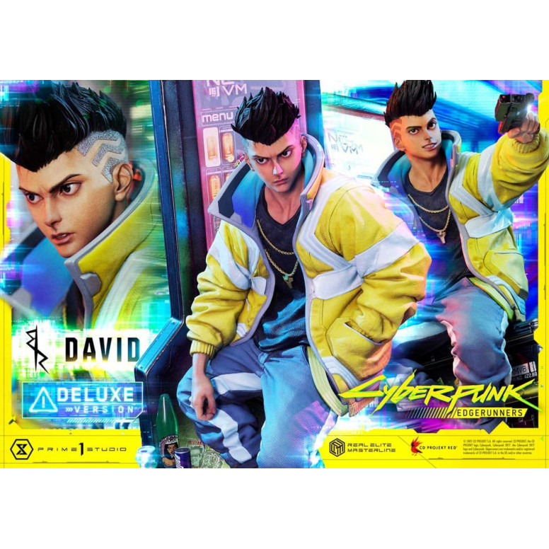 Prime 1 Studio - Cyberpunk: Edgerunners - David Deluxe Versión Extra Real Elite Masterline Series 1/4