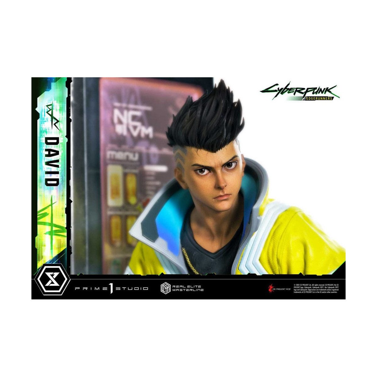 Prime 1 Studio - Cyberpunk: Edgerunners - David Deluxe Versión Extra Real Elite Masterline Series 1/4