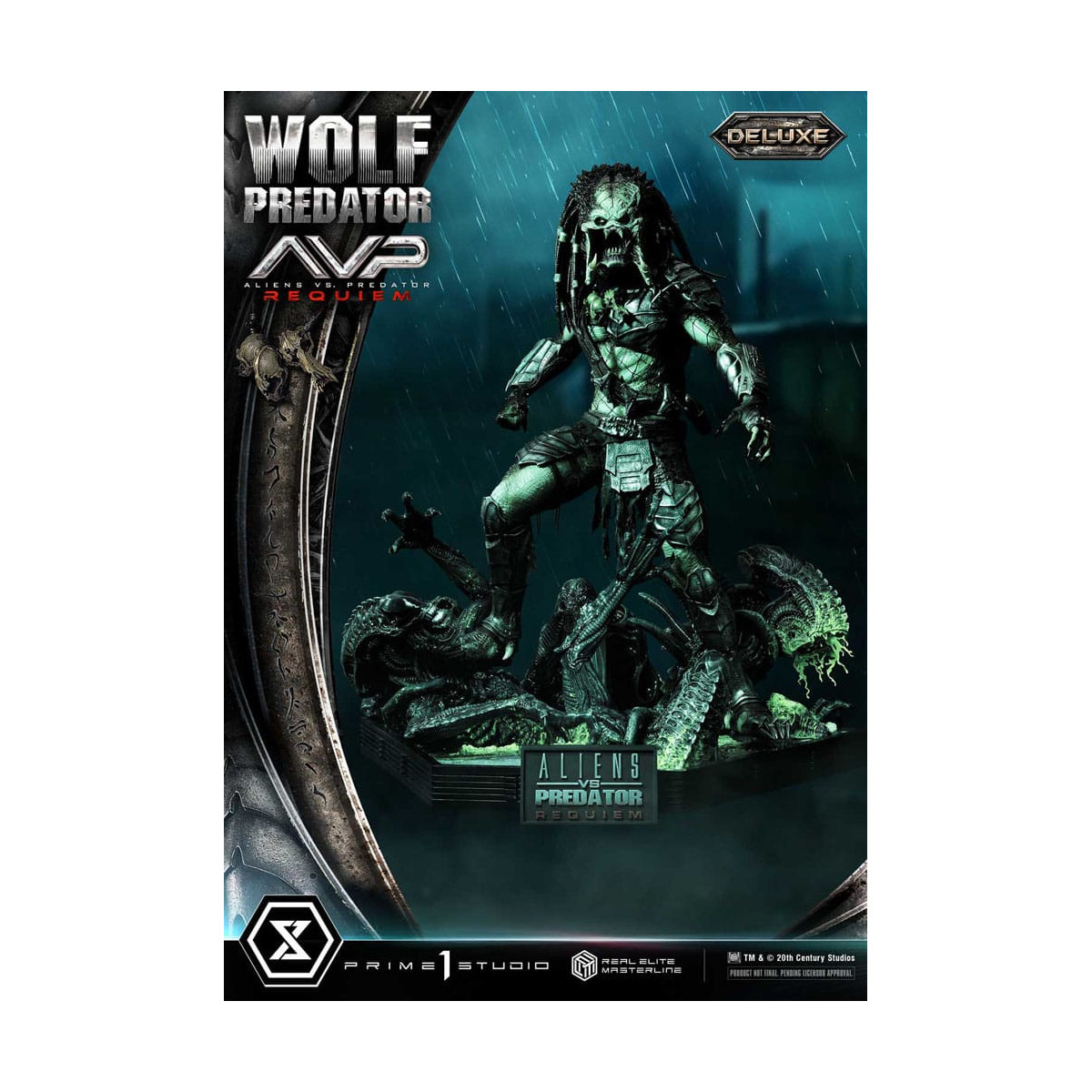 Prime 1 Studio - Alien vs. Predator Requiem - Wolf Predator Deluxe Bonus Ver. Real Elite Masterline Series 1/3