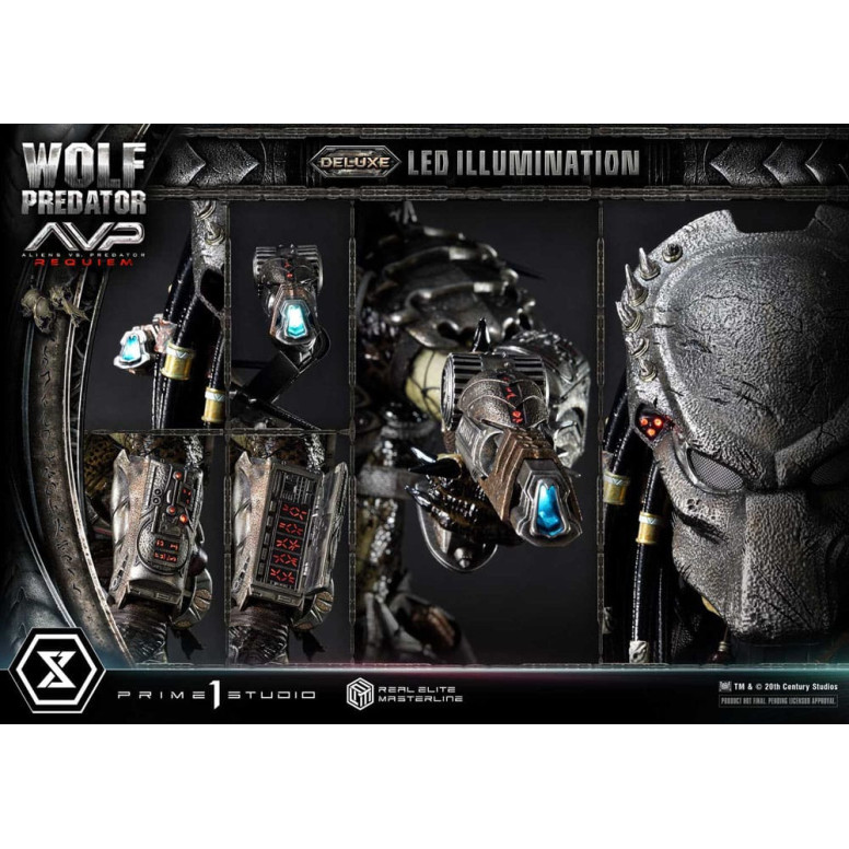 Prime 1 Studio - Alien vs. Predator Requiem - Wolf Predator Deluxe Bonus Ver. Real Elite Masterline Series 1/3