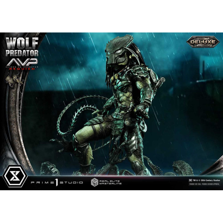Prime 1 Studio - Alien vs. Predator Requiem - Wolf Predator Deluxe Bonus Ver. Real Elite Masterline Series 1/3