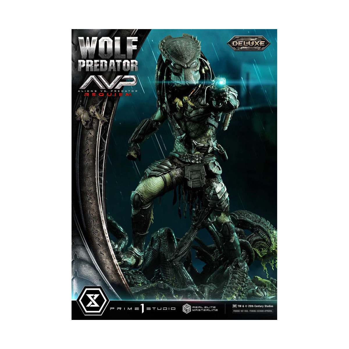 Prime 1 Studio - Alien vs. Predator Requiem - Wolf Predator Deluxe Bonus Ver. Real Elite Masterline Series 1/3