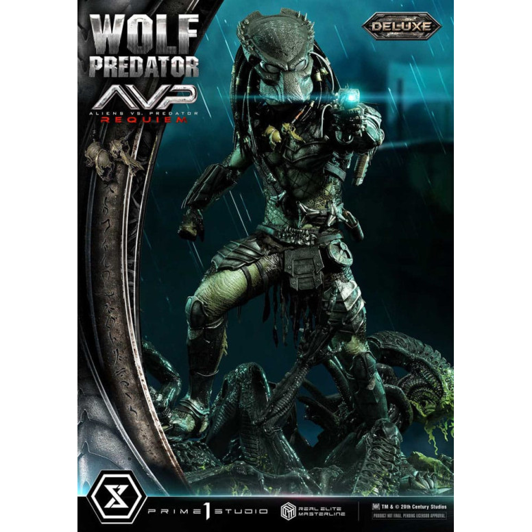 Prime 1 Studio - Alien vs. Predator Requiem - Wolf Predator Deluxe Bonus Ver. Real Elite Masterline Series 1/3