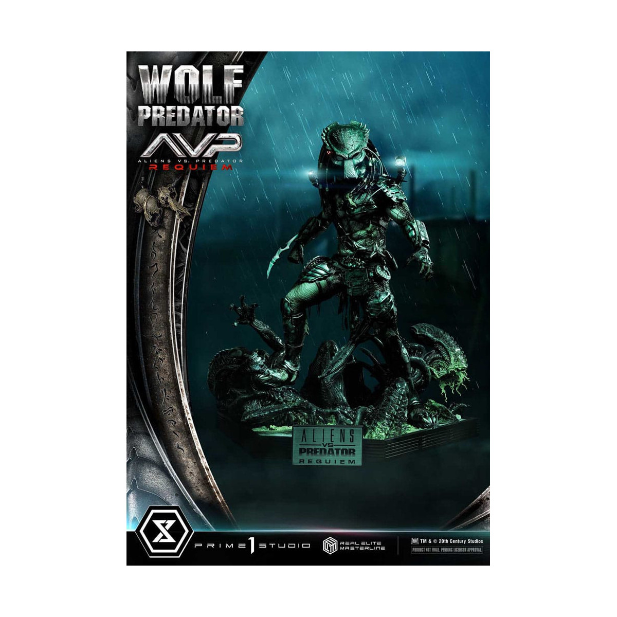 Prime 1 Studio - Alien vs. Predator Requiem - Wolf Predator Deluxe Bonus Ver. Real Elite Masterline Series 1/3