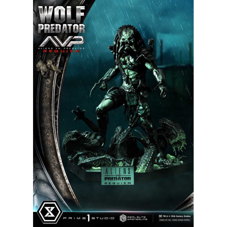 Prime 1 Studio - Alien vs. Predator Requiem - Wolf Predator Deluxe Bonus Ver. Real Elite Masterline Series 1/3