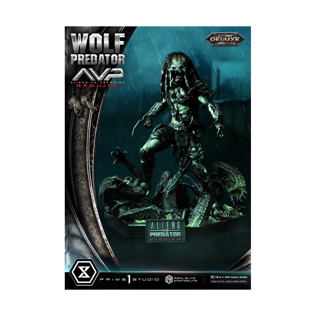 Prime 1 Studio - Alien vs. Predator Requiem - Wolf Predator Deluxe Bonus Ver. Real Elite Masterline Series 1/3
