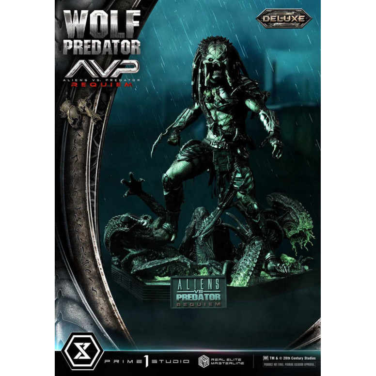 Prime 1 Studio - Alien vs. Predator Requiem - Wolf Predator Deluxe Bonus Ver. Real Elite Masterline Series 1/3
