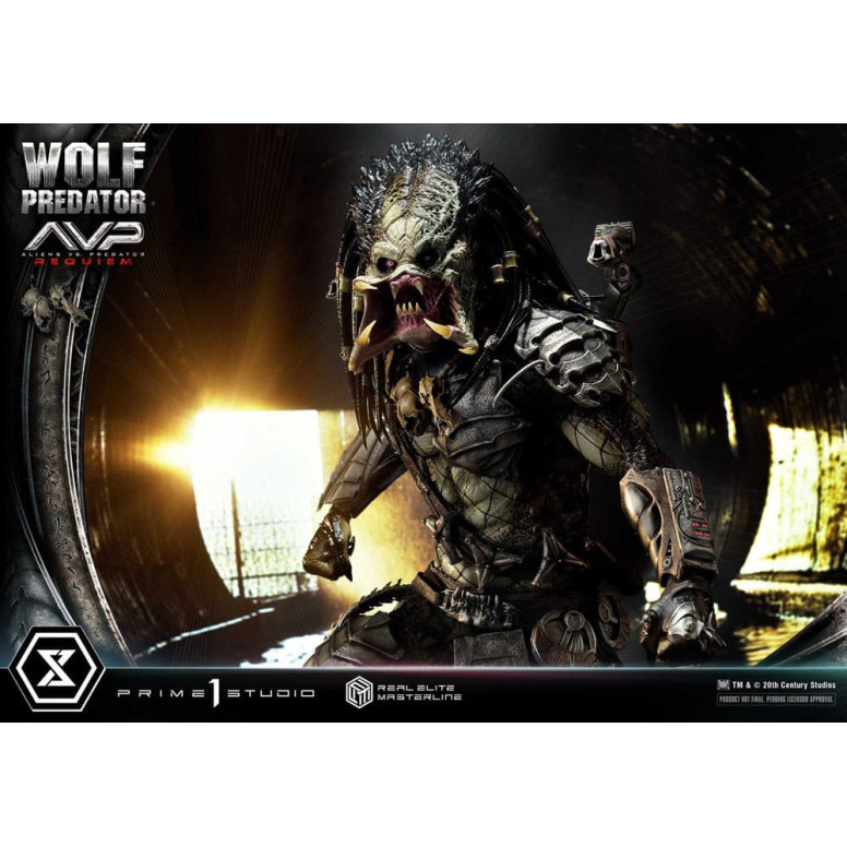 Prime 1 Studio - Alien vs. Predator Requiem - Wolf Predator Deluxe Bonus Ver. Real Elite Masterline Series 1/3